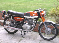 Honda cb125 k4 1972