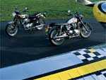 Kawasaki W650 and Triumph Bonneville