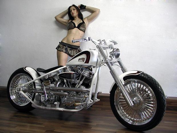 Кастом Psycho Panhead от немецкой мастерской JCP Custom Parts