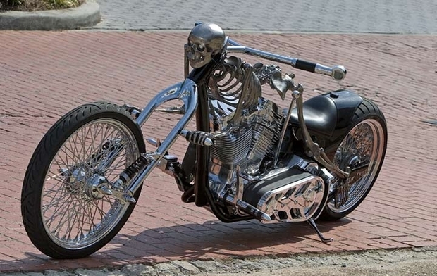 Titanium Skeleton Bike