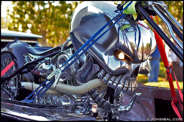 Skull Motorcycle